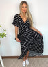 The Maxi Wrap Dress - City Polka dubai outfit dress brunch fashion mums